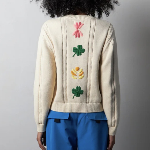 Stella Nova Cotton Cardigan with Embroidery - Picture 6 of 7